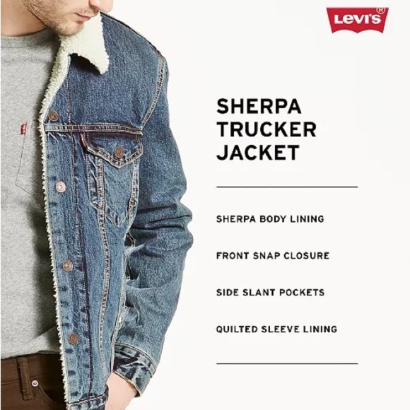 Levi’s Sherpa jacket unisex - Picture 4 of 4